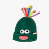 Autumn and Winter Children's Warm Knitted Hat Parent Child Wool Hat Girl Cute Cartoon Funny Eyes Tentacles Will Glow