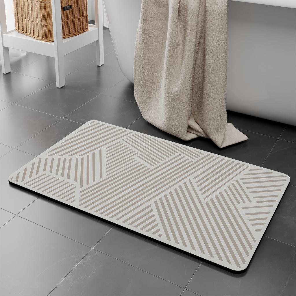 Weiche Kieselgur Badezimmer Saugfähige Bodenmatte Toilette Toilettentür Bodenmatte Haushalt Rutschfeste Toilettenmatte