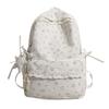 Schoolbag lace college style fresh schoolbag girl Korean backpack ins niche high value junior high school backpack