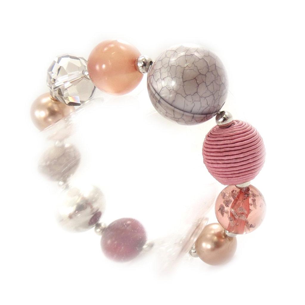 Les Trésors De Lily [J8251] – Designer-Armband „Scarlett“ in Tauperosa