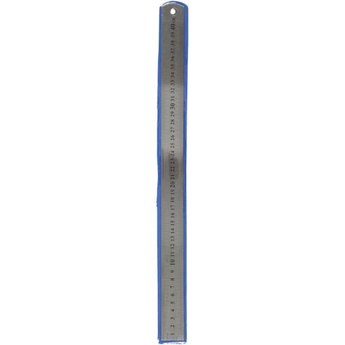 Flat Metal Slat with Metric Graduation On Each Side. Ref 11710