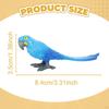 Animal Model Bird Decoration, Parrot Figurine for Birthday Gifts