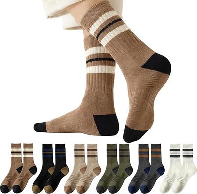 Socks Sports Sizes Printed Outdoor Running Suitable for All Seasons [OkYiLi] Men's [Antibacterial, Deodorizing, Sweat-Absorbing] Socks, Cotton,