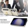 Ring Leather Wallet Card Phone Case for Samsung Galaxy S25 Edge S24 Ultra S23 Plus S22 S21 FE Note 20 10 Flip Stand Cover