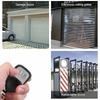 433MHz 330MHZ Metal Push Button Remote Control RF Wireless Duplicator Key Controller For 8 DIP Switch Auto Gate