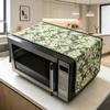 30x90cm Portable Cotton Linen Microwave Dust Cover Small Kitchen Accessory