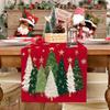 Christmas Tree Christmas Table Runner Desk Decor Xmas Tablecloth Christmas Table Flag Home Decor