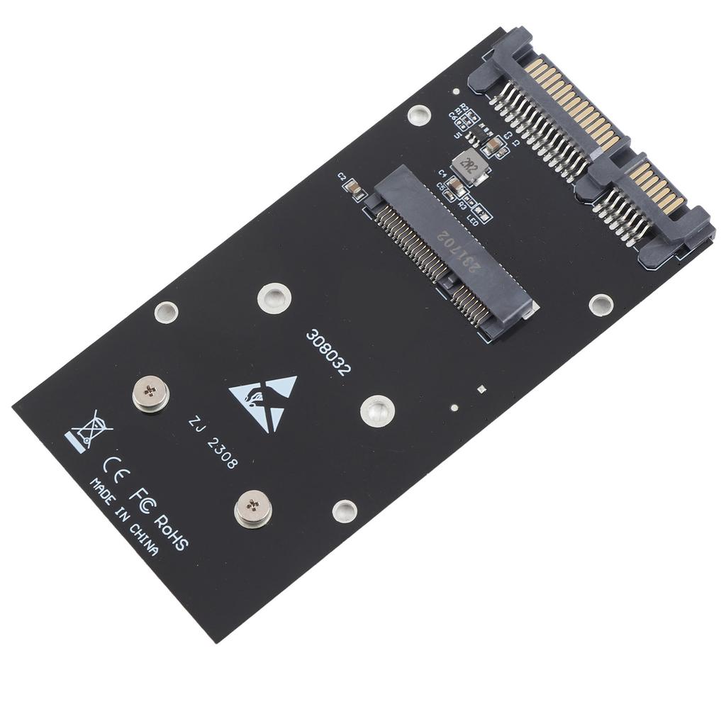 MSATA To SATA III Adapter 6Gbps Fast Transfer Mass Storage Interface PCB with SATA Interface for Desktop Computer SSD