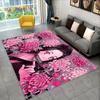 Tappeto Area Anime Demon Slayer, Tappeto Cartoon per Soggiorno, Camera da Letto dei Bambini, Divano, Zerbino Decorativo, Tappetino Antiscivolo per Pavimento Gioco Bambini