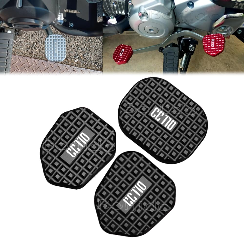 

Комплект ножек переключения передач с ЧПУ и накладка на педаль тормоза для Cross Cub и Cross Cub Передние и задние накладки на педали переключения передач и тормоза 110, CC110, (JA60) - Педали, Нескользящие чёрный