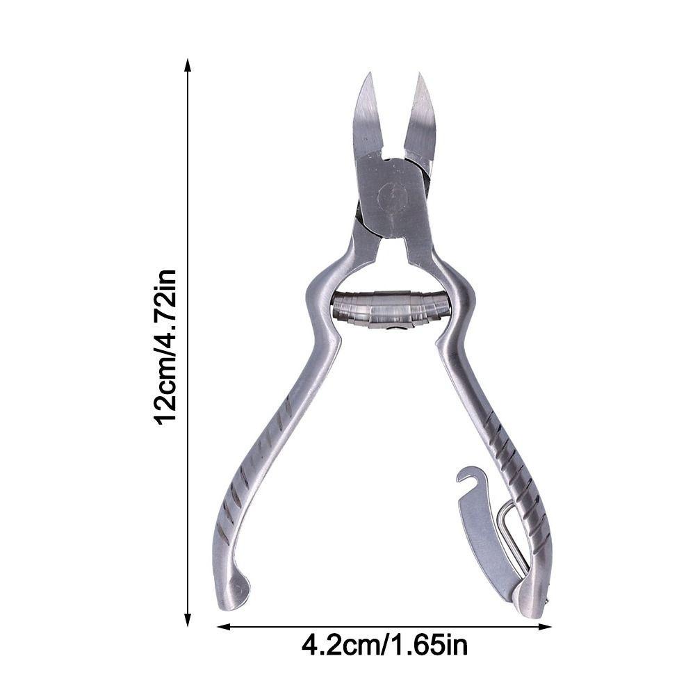 

Gourd Toe Nail Clippers Durable Toenail Trimmer Nail Care Dead Skin Scissor Pedicure Use серебряный