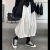 Women's Fashion Casual Solid Color Print High Waist Trousers Pants Capris