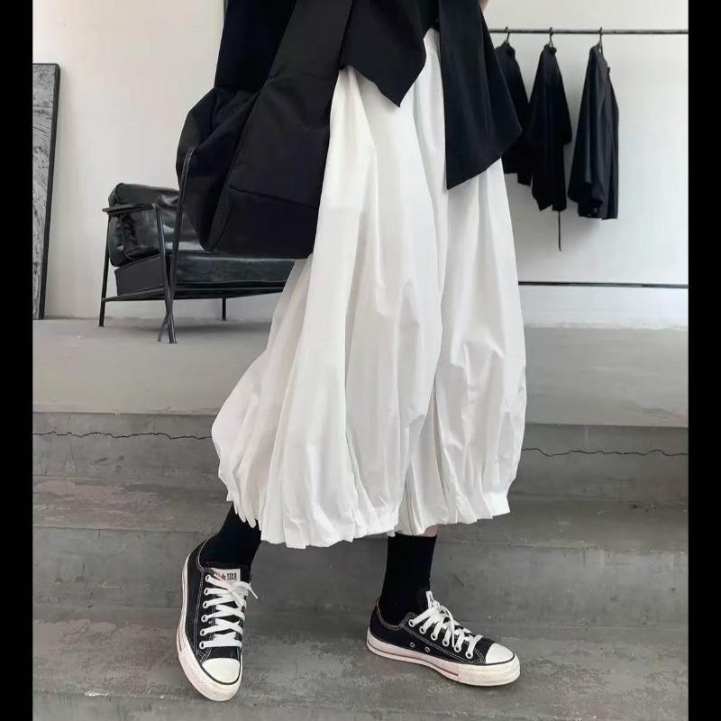 Women's Fashion Casual Solid Color Print High Waist Trousers Pants Capris