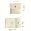 Jewelry Bag with Snap Closure, Pouch, Pink, 8cm