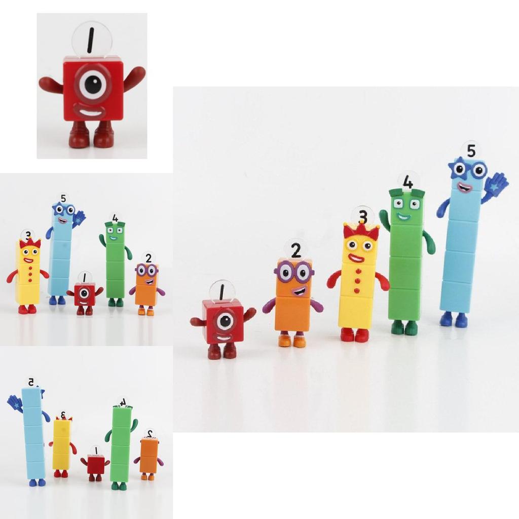 Numberblocks Colorful Building Blocks Cute Transformable Figures For Kids Playtime