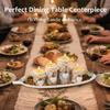 Wooden Candle Holder Wedding Decor With Handcrafted Design For Romantic Table Setting