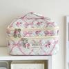 Double Layer Bowknot Cosmetic Bag - Large Capacity Makeup & Wash Organizer