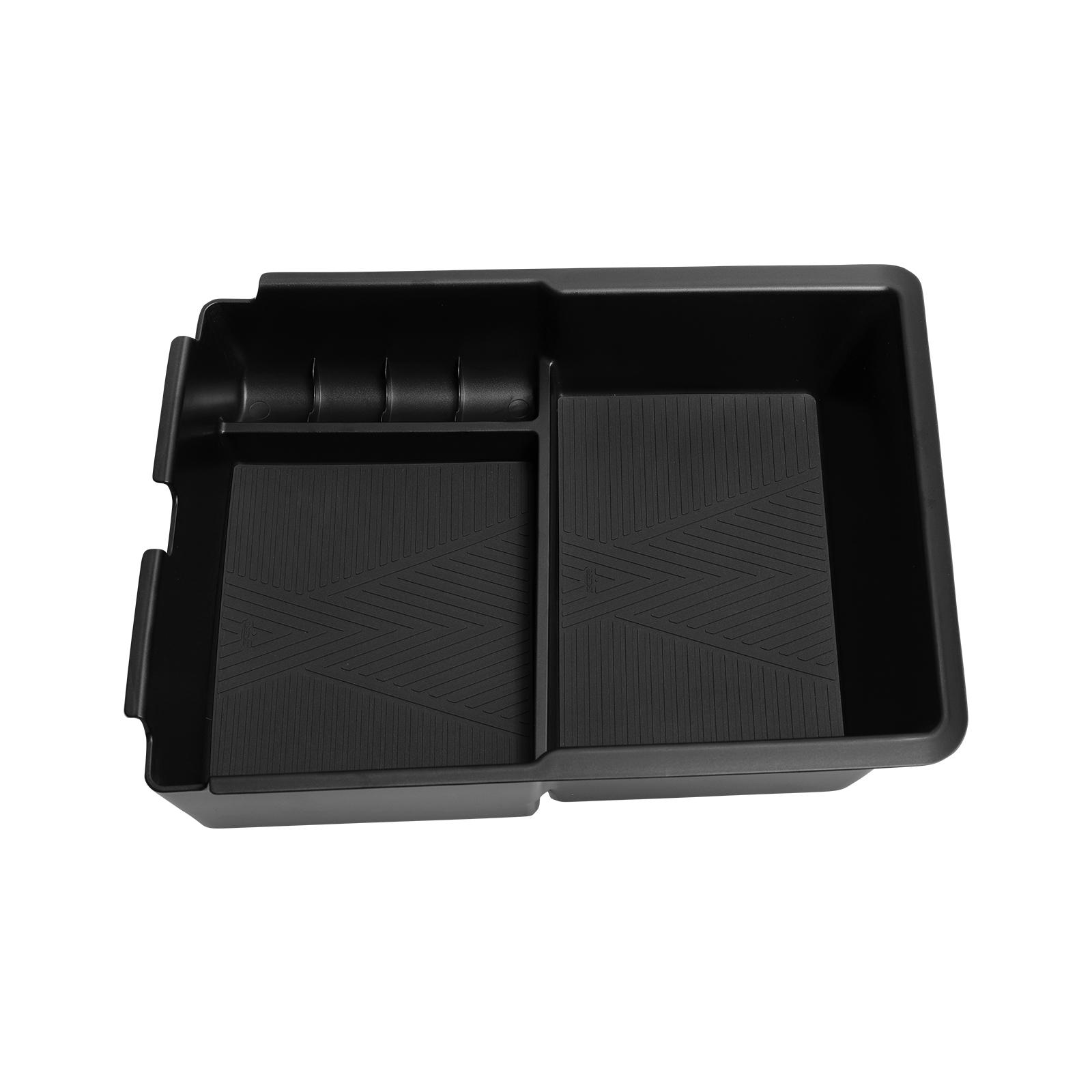 

for Kia Sorento 2021-2025 Central Armrest Storage Box Stowing Tidying Car Tray ABS Organizer Accessories Black