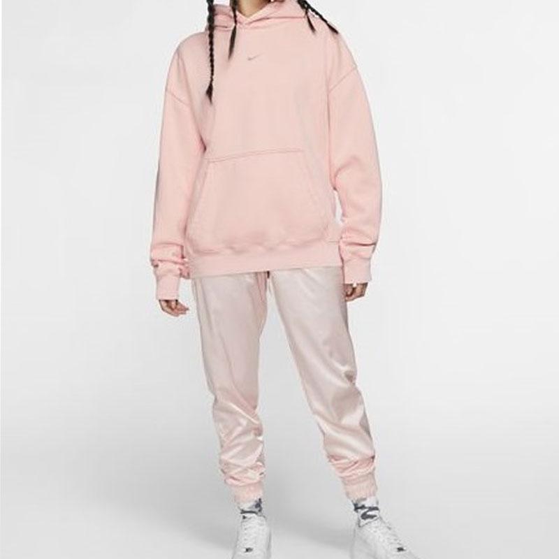 Nike x Olivia Kim Loose Fit Hoodie Women Tops Orange CT2021-697