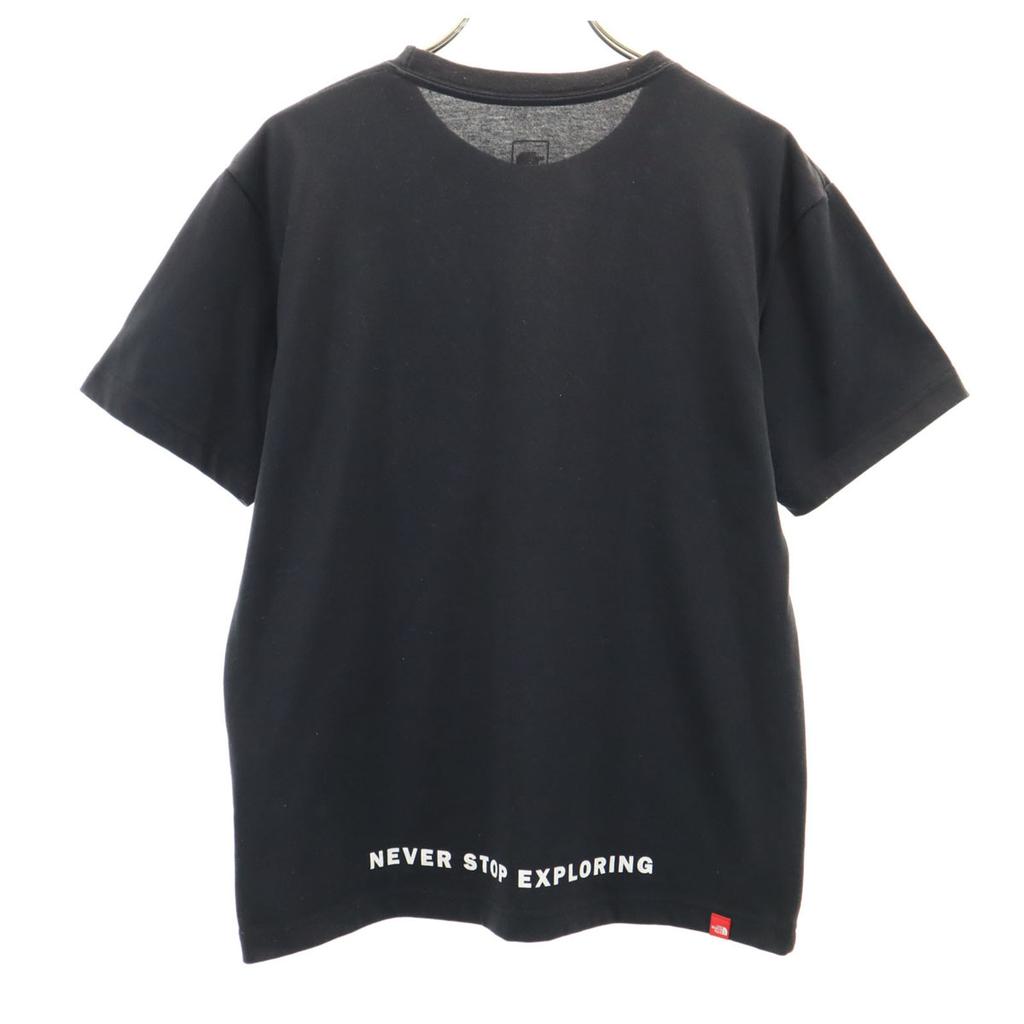 The North Face Short Sleeve T-shirt S Black Outdoor NT31955 Men's Used