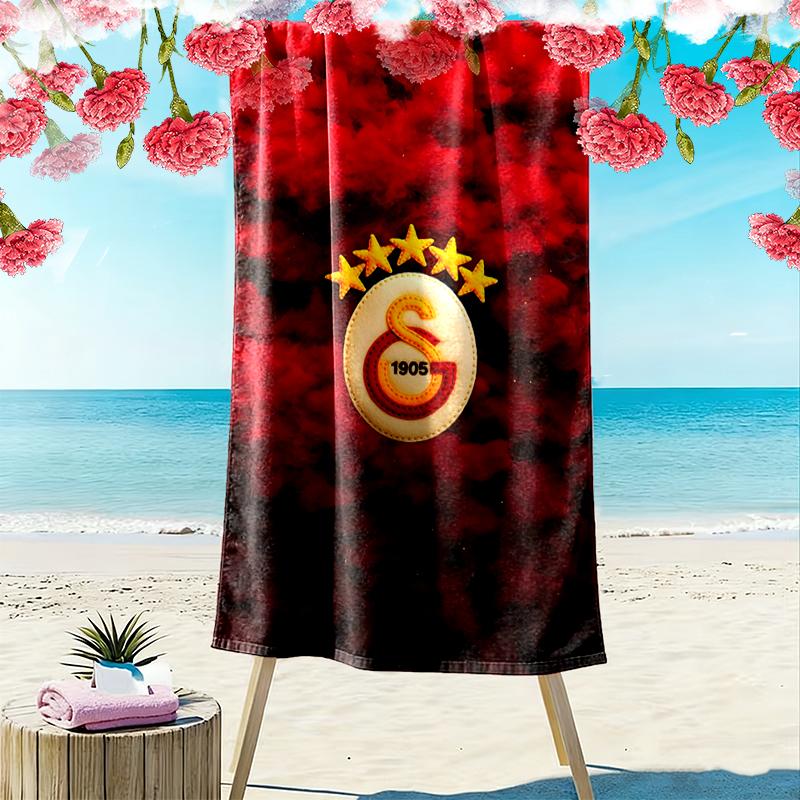 Asciugamano da Spiaggia Galatasaray SK, Un Must-have per Ogni Viaggio Perfetto, Regalo Perfetto per Compleanno, Vacanze per Famiglia e Amici
