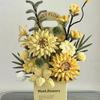 Kit de bouquet de fleurs avec attache torsadée fait main - Cadeau DIY pour enseignants et amis