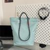 Lightweight waterproof nylon tote bag women's large-capacity portable shoulder commuter bag women's tote bag to work in winter