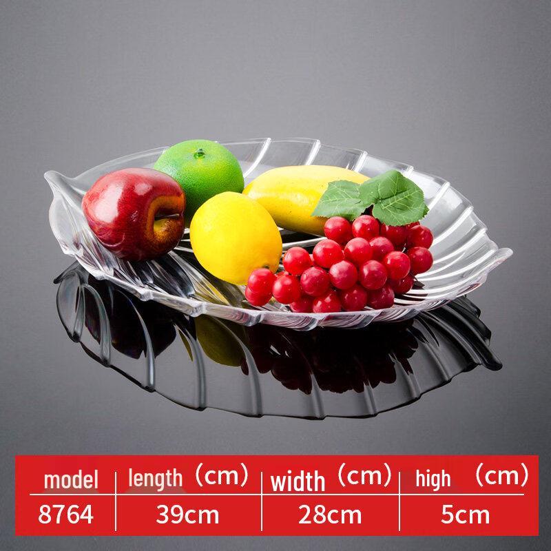 Acrylic Leaf Style Fruit Plate