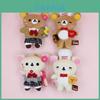 Cartoon Rilakkuma Plush Pendant With Chef Uniform Design For Kids And Collectors