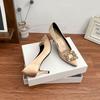Grape mother high heels women's spring new 2025 French shallow mouth single shoes women's fashion versatile sexy stiletto women's shoes