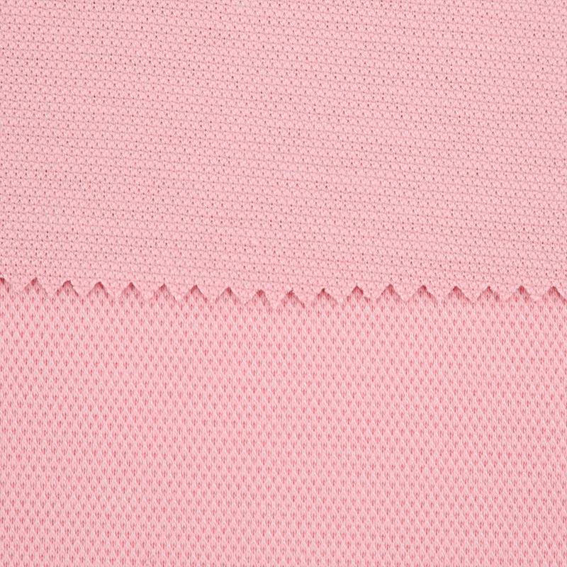Pearl-textured, Cooling, Moisture-wicking, Antibacterial Summer T-shirt Fabric with a Light Silk Sheen.