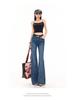 Jeans Elásticos de Tiro Alto Micro-Campana Estilo Retro Americano para Mujer Primavera 2026