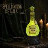 Solid Resin Resin Cauldron Light Warm Glow Light Fine Workmanship Witch Cauldron Decor Compact Mini Size Stable Standing