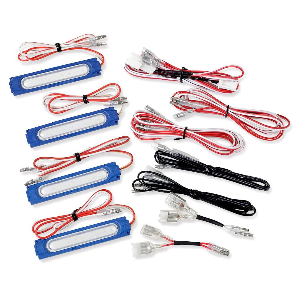 E13 Note Welcome Lamp Footlight Set Specially Designed for Nissan Easy Customizable Interior Lighting for Nissan Part YOURS. + [Blue] Note.