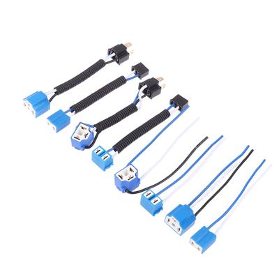 H7 H4 Coche Camión Hembra Macho Cerámico Conector de Extensión de Faro Enchufe Luz Lámpara Casquillo Adaptador 12V 4A
