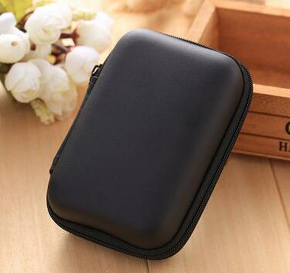 

Rectangular Waterproof Earphone, Cable, Coin, and Key Zipper Pouch Medium чёрный