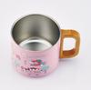 Skater Stacking Stainless Steel Mug Cup Vacuum Wooden Sanrio All Stars Village 350ml, Hot/Cold Insulation, Insulation, Handle, SSTMG3S-A