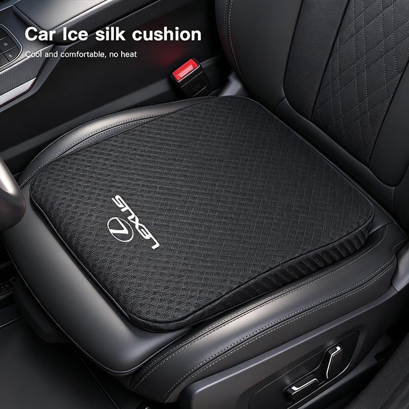 1Pcs Car keychain/Car Seat Covers Ice Silk Height Increasing Cushion Accessories For Lexus F SPORT ES RX NX LS UX LM LX GX LC RZ