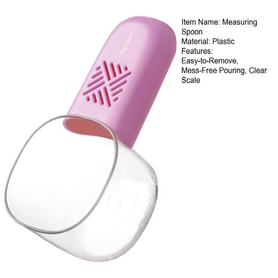 Measuring Spoon with Storage Box And Removable Handle Clear Scale Miscellaneous Grain Spoon Bean Tea Sugar Barista Tools