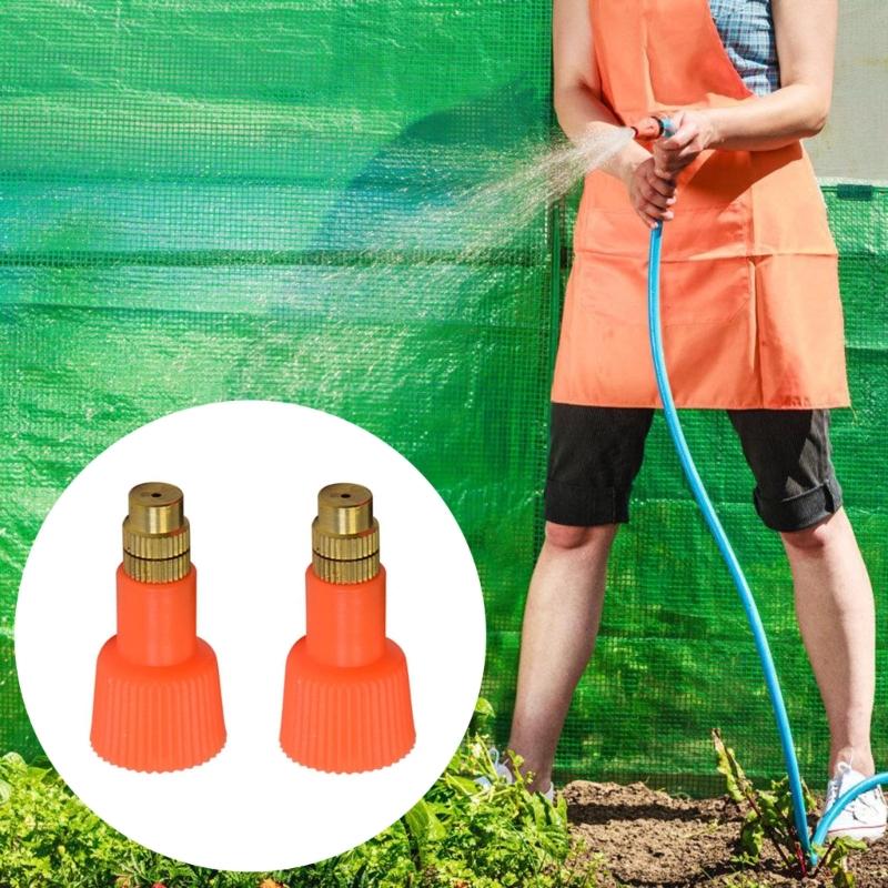 Pack of 2 Garden Sprayer Nozzle Tips Plastic Sprays Bottle Nozzles Handheld Leakproof Misters Bottle Replacement Caps