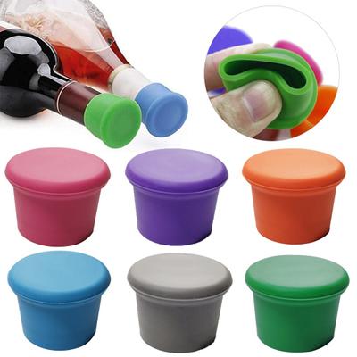 6 st silikon vinflaska lock propp kork alternativ livsmedelskvalitet återanvändbar champagne öl flask lock försegling