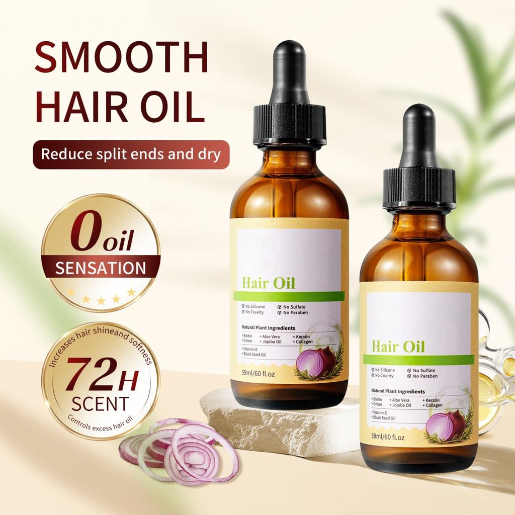 Biotin Hair Care Oil 59ml Hair Care Nourishing To Improve Frizz