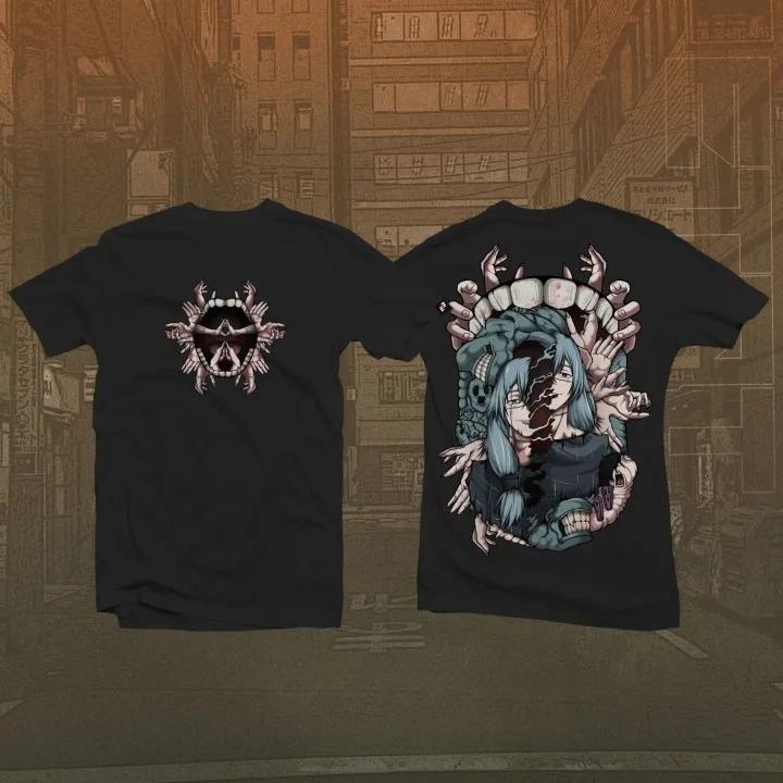 

2026 Summer Jujutsu Kaisen Anime Miwa Kasumi Printed Loose Shortsleeved Pure Cotton Childrens Tshirt Unisex Casual Loose Y2k 4XL