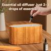Simulated Seven-color Gradient Creative Home Ultrasonic Aromatherapy Machine Minimalist Flame Humidifier Type-C
