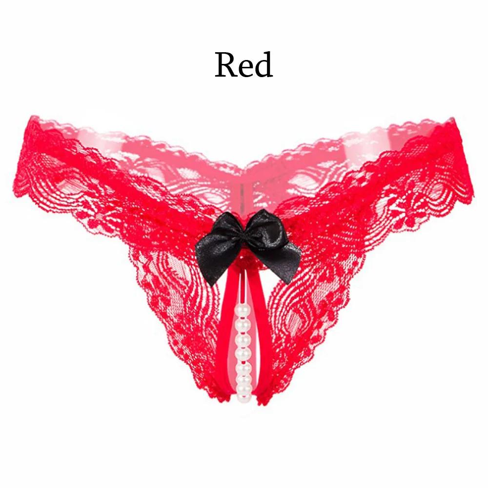 Fashion Lace Open Thongs G-string Panties Knickers Lingerie Underwear Lace Open Micro Bandage Thongs Briefs Crotchles T-back