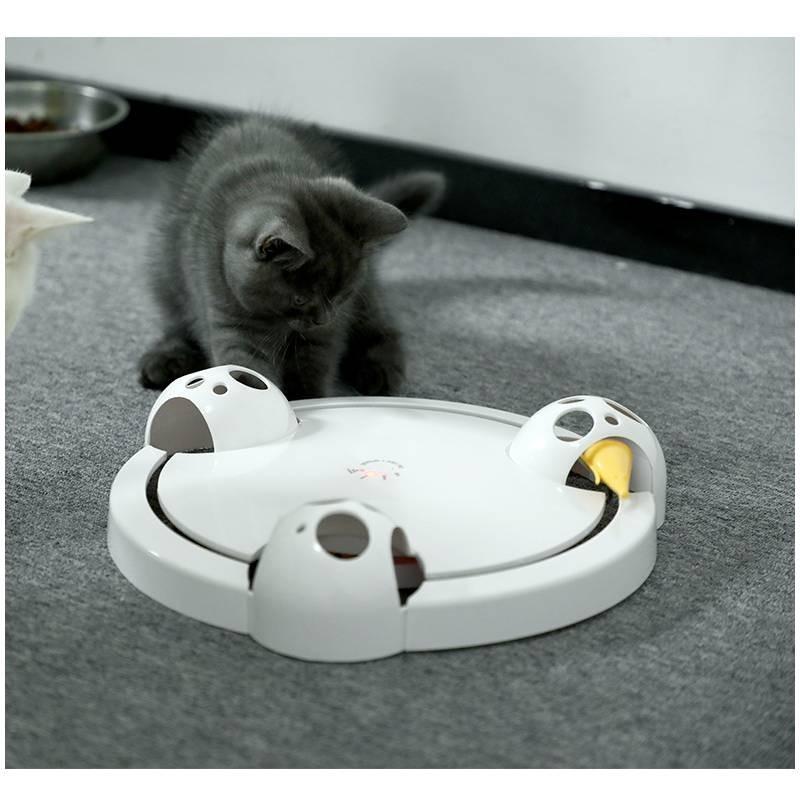 Premium Interactive Cat Toy With Automatic Rotating Mouse For Engaging Playtime