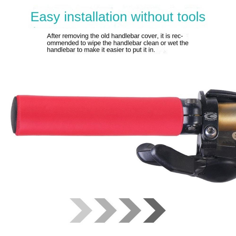2Pcs Anti-slip Bicycle Handlebar Grips Strong Support Grips Bicycle Grips