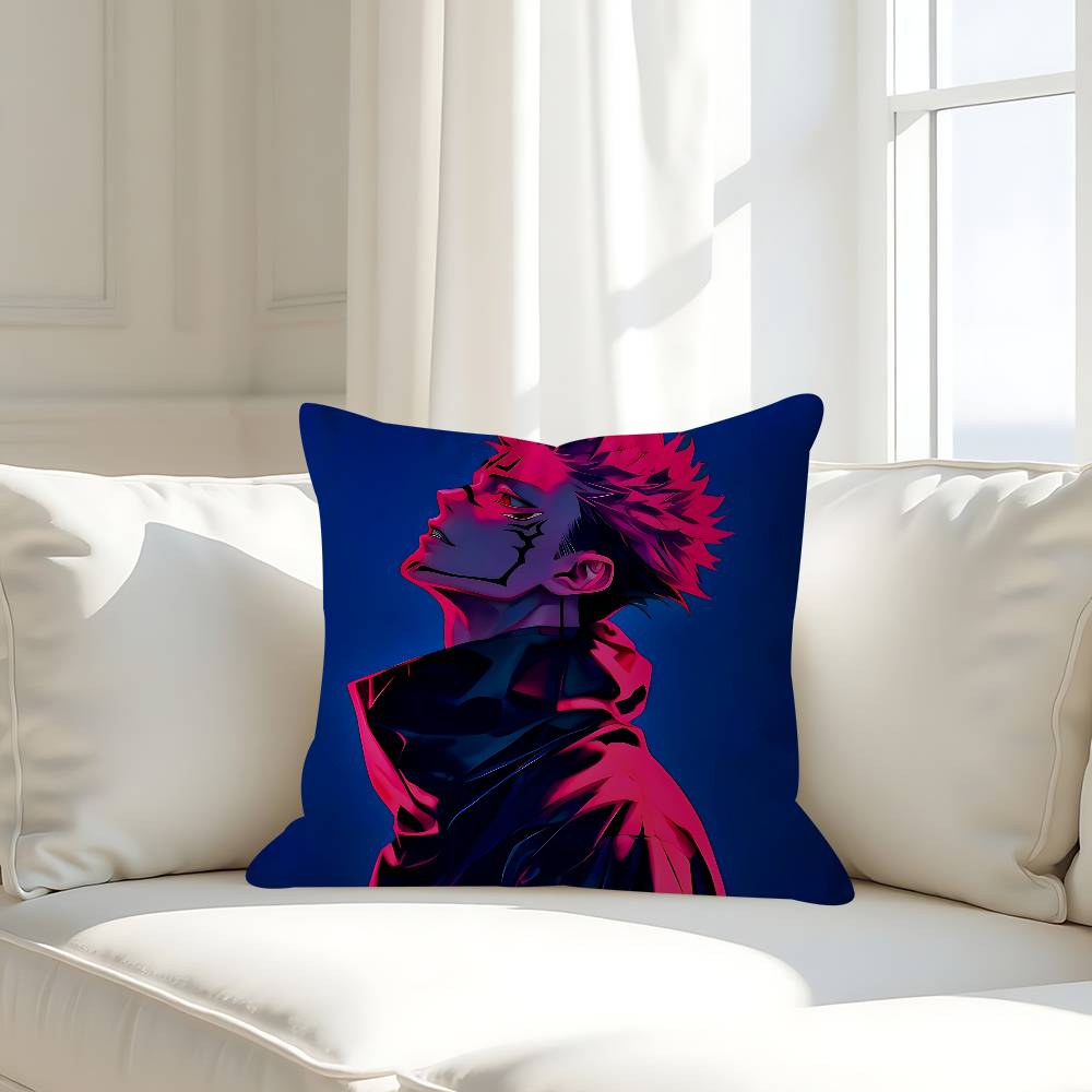 

Аниме Наволочка Сукуна Съемная Моющаяся Наволочка – Мягкий Лен Для Всех Сезонов 16x16Inch