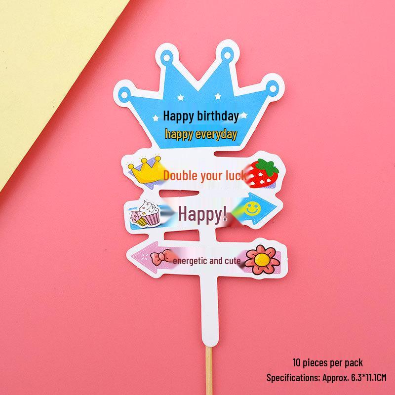 Children s Day Birthday Cake Decoration: Cute Pinwheel Cartoon Sign for Boys & Girls