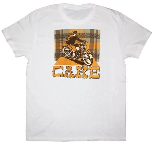 Rare! Cake Band Graphic Print Unisex T-Shirt L